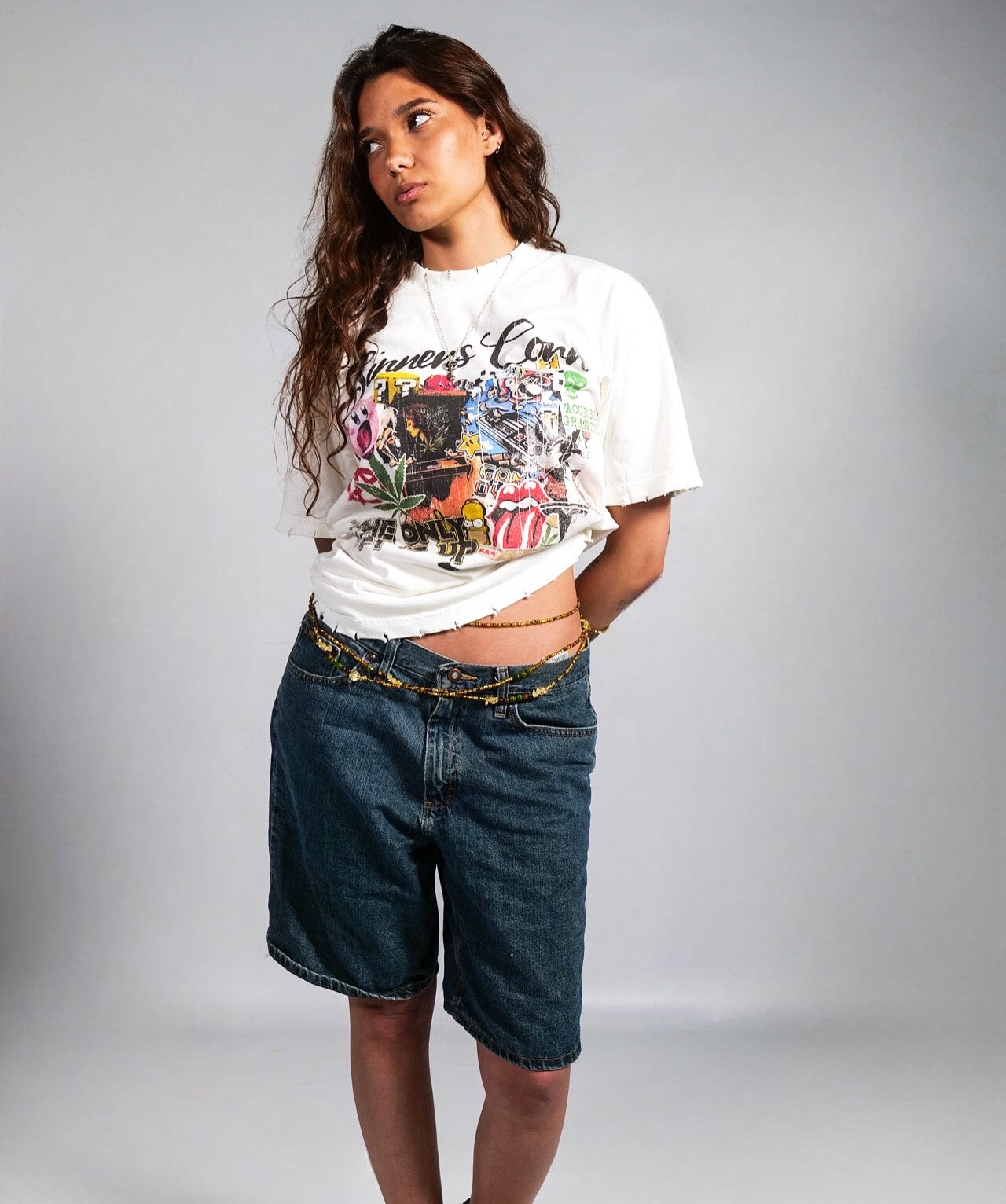 UNKPT X SINNERS 4/20 “Off-White Graffiti” T-Shirt