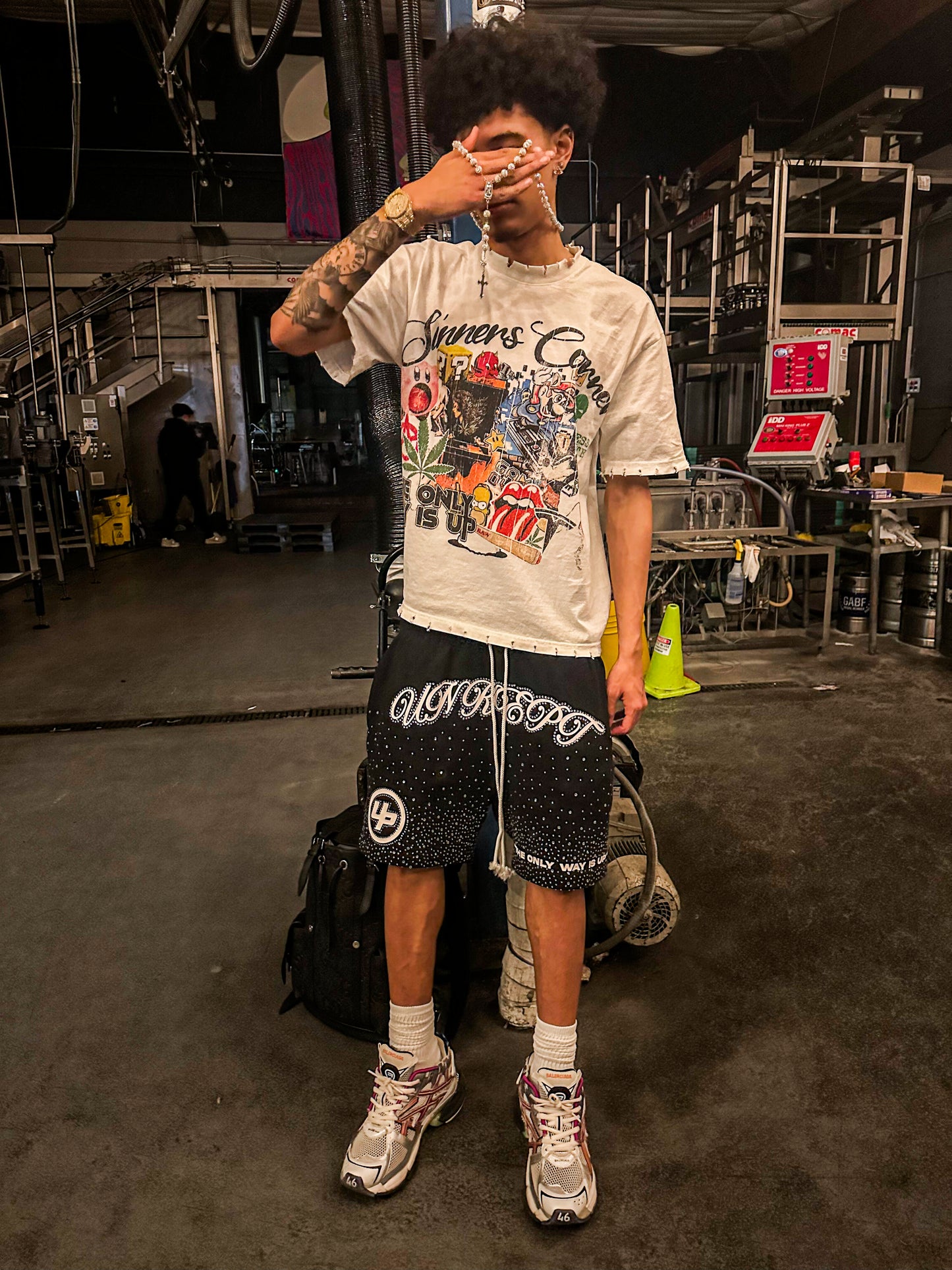 "The Only Way Is Up" Shorts (Black)