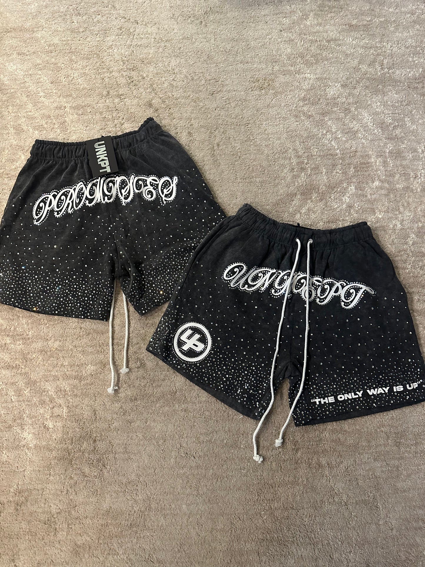 "The Only Way Is Up" Shorts (Grey)