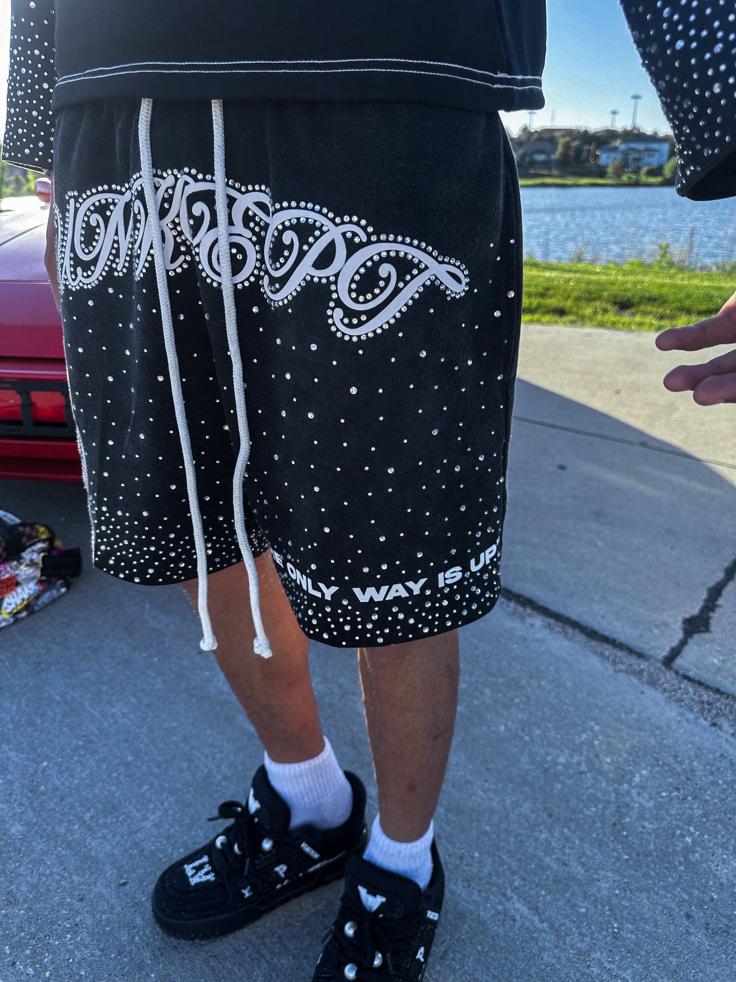 "The Only Way Is Up" Shorts (Black)
