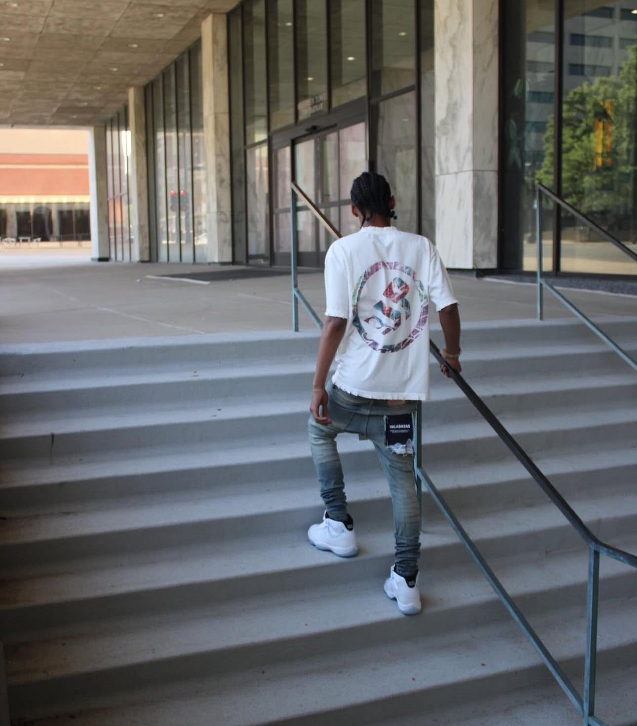 UNKPT X SINNERS 4/20 “Off-White Graffiti” T-Shirt