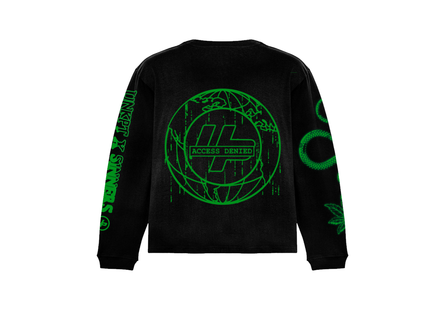 UNKPT X SINNERS “Matrix Access Denied ” Longsleeve Shirt