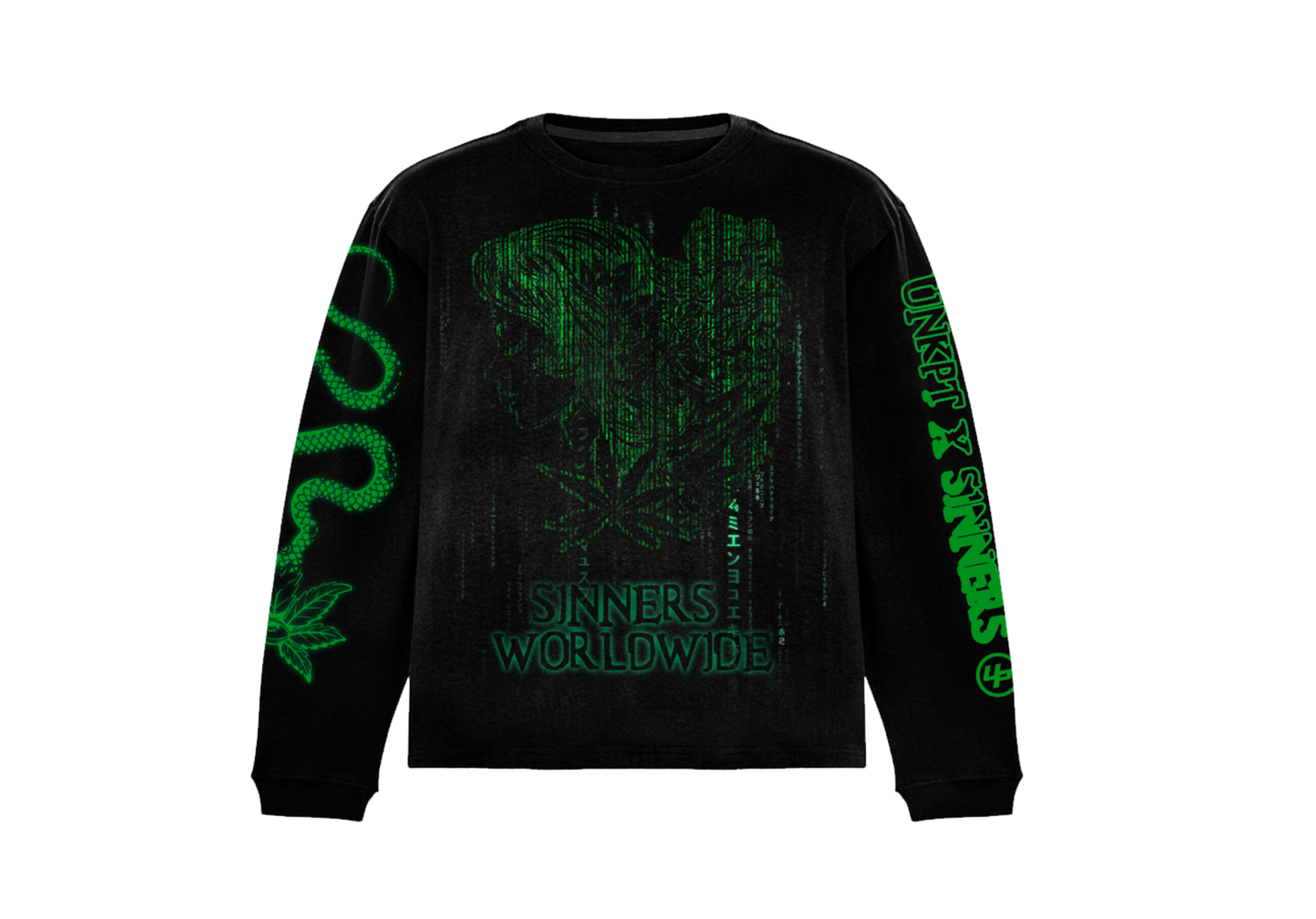 UNKPT X SINNERS “Matrix Access Denied ” Longsleeve Shirt