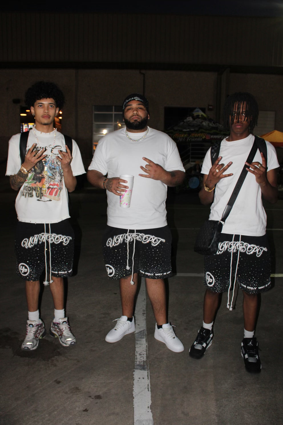 "The Only Way Is Up" Shorts (Black)